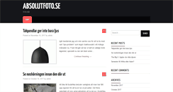 Desktop Screenshot of absolutfoto.se